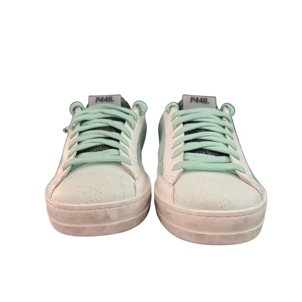 P448 John Glitter Accents Low Top Sneaker Women's Casual Shoes, Size 37 NWOB - Picture 4 of 10